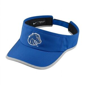Nike Boise State Broncos Featherlight Dri-FIT Visor Hat Blue Adjustable NCAA